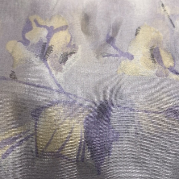 VTG JAGO Very Unique Oblong Scarf with delicate floral design EC - Picture 13 of 15